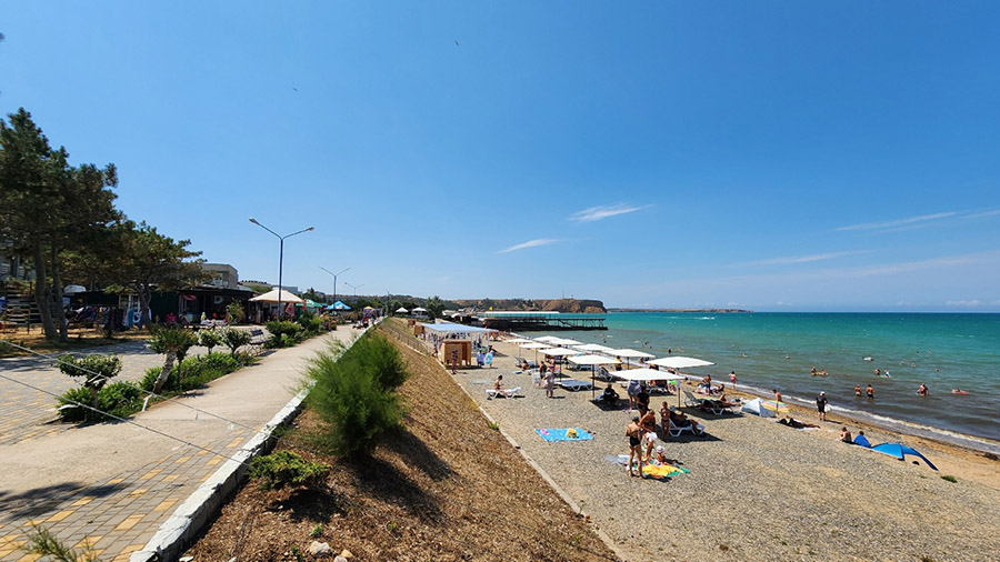Западный берег Крыма песчаные пляжи фото 