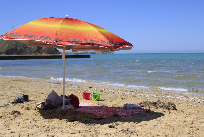 Отдых в Песчаном Крым: пляж